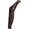 Ekena Millwork Miller Wrought Iron Bracket, (Triple center brace), Antiqued Copper 2"W x 10"D x 12"H BKTM02X10X12TMIACO - alternate 1